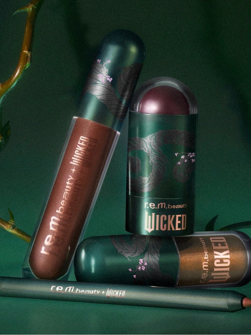 r.e.m. beauty x wicked: for good elphaba makeup set